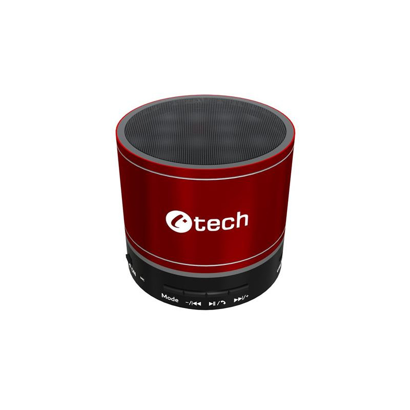 Repro C-TECH SPK-08R, bluetooth, červený