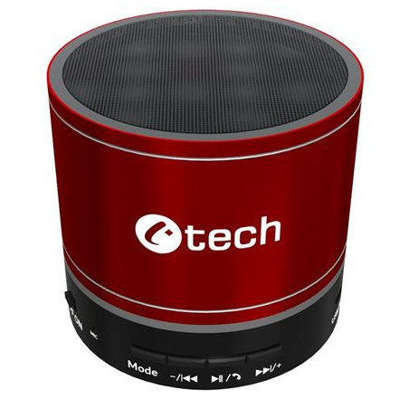 Repro C-TECH SPK-08R, bluetooth, červený