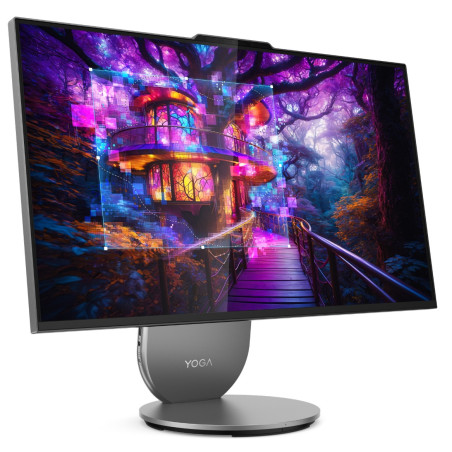 Lenovo Yoga/AIO 27IAH10/27''/QHD/U5-125H/16GB/1TB SSD/Arc Xe/W11H/Sivá/3ROn-Site