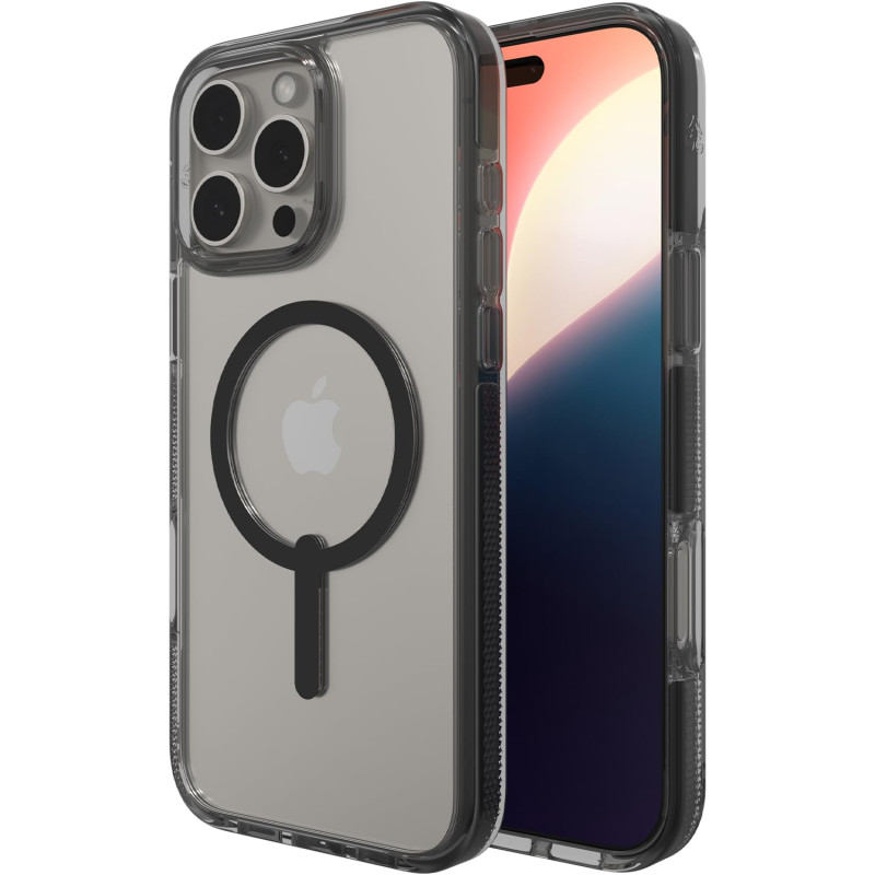 ZAGG kryt Santa Cruz Apple iPhone 16 Pro Max Čierna/priehľadná
