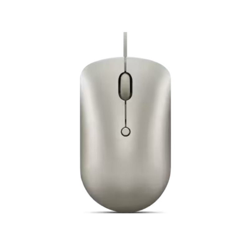 Lenovo 540 USB-C Wired Compact Mouse (sand)