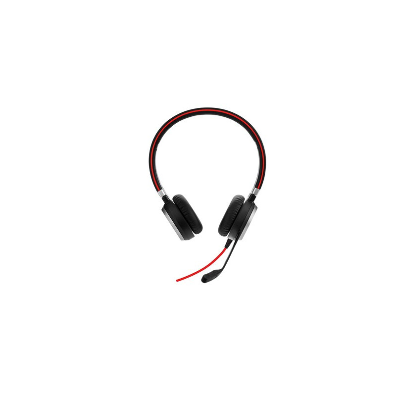Jabra Evolve 40/Stereo/Jack/Drôt/MS/Čierna