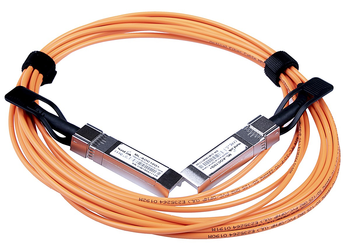 MaxLink 10G SFP+ AOC kábel, aktív, DDM, Cisco com 5m