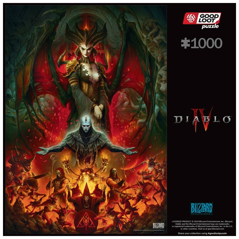 GLO GAMING PUZZLE: DIABLO IV LILITH COMPOSITION
