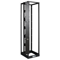 Káblový manažér vertikálny SmartRack 6 (15.24cm), káblový kanál s výrezmi pre káble a krytom