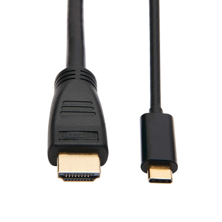 Adaptér USB-C/HDMI (Samec/Samec), 4K 60Hz, 4:4:4, HDCP 2.2, čierna, 1.8m