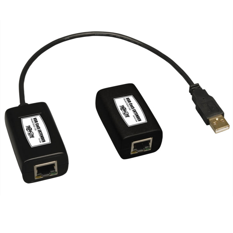 Extender (prijímač a vysielač), 1-port USB cez Cat5/Cat6, až 45.72m