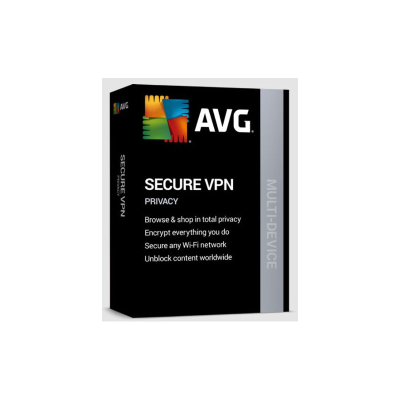 AVG Secure VPN (Multi-device, až 10 device) 1 Year