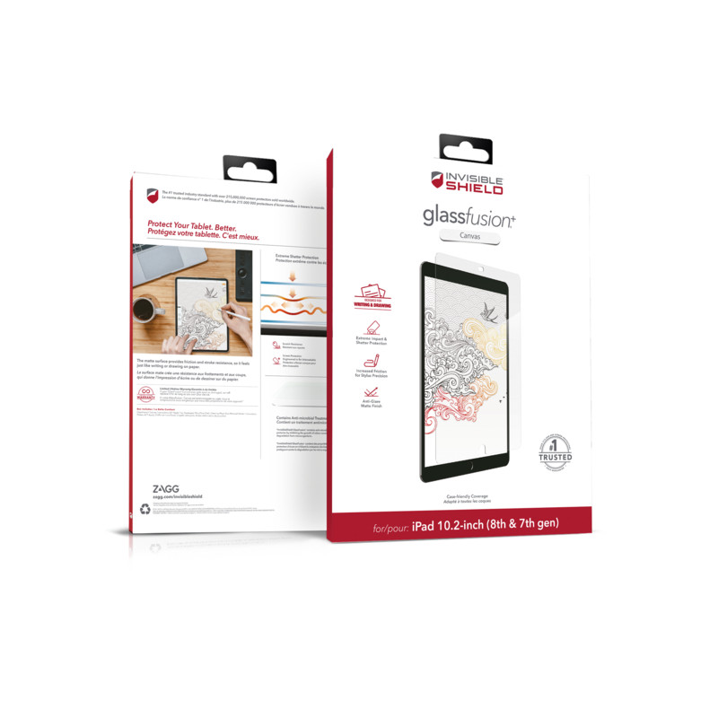 ZAGG Invisible Shield Fusion + Canvas hybridné sklo iPad 10.2 CF