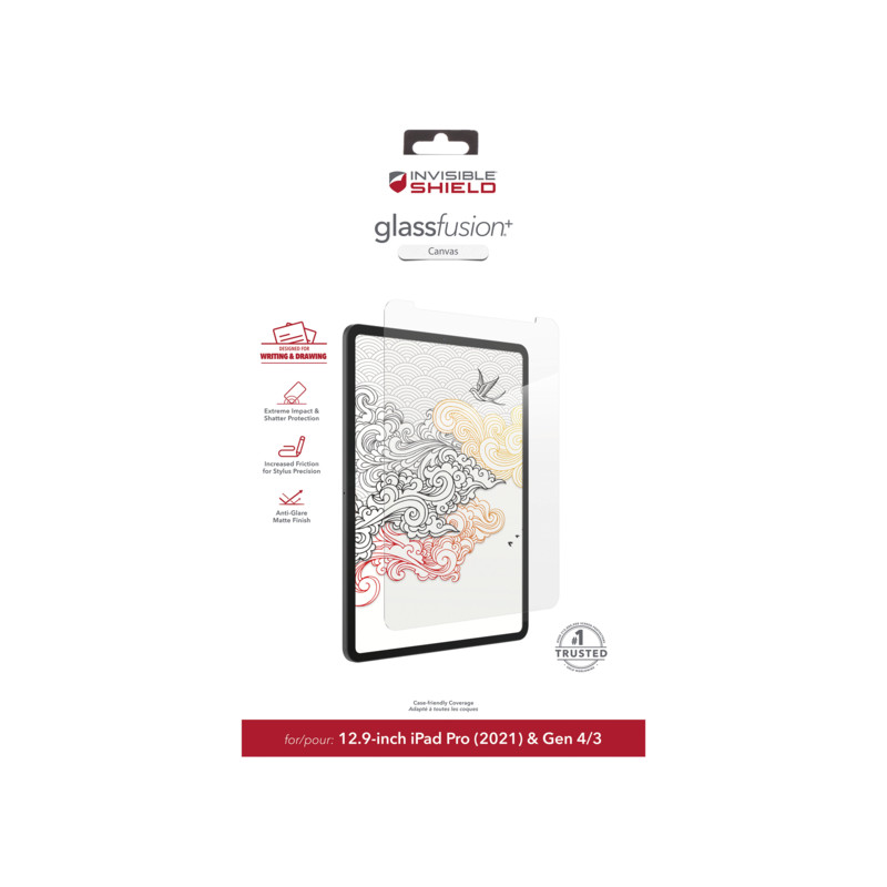 ZAGG Invisible Shield Fusion + Canvas hybridné sklo iPad Pro 12.9 CF