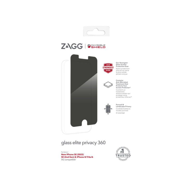 ZAGG Invisible Shield Elite Privacy 360 sklo iPhone SE/6/7/8