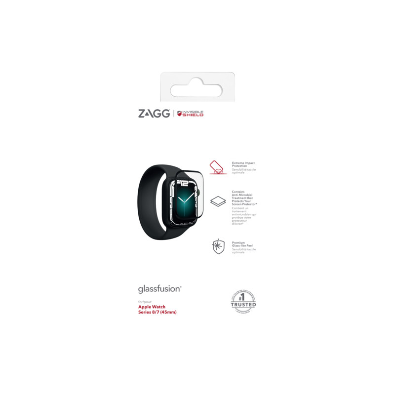 ZAGG Invisible Shield Fusion + hybridné sklo Apple Watch 7/8/9 (45mm)