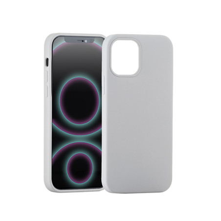 ER POWER Silikónový kryt CARNEVAL SNAP pre iPhone 12 Pro Max s MagSafe - šedá