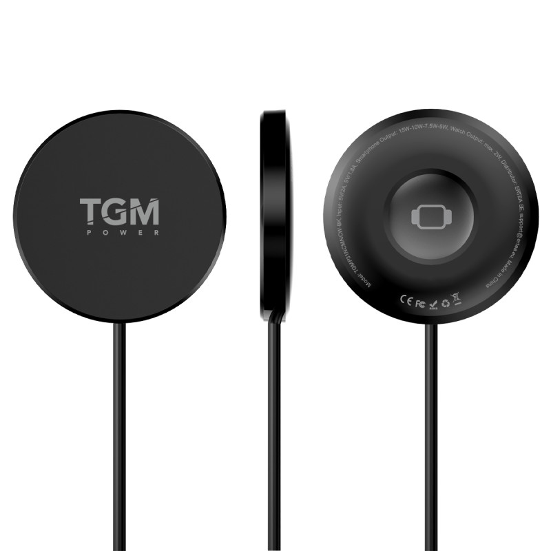 TGM 3v1 bezdrôtová nabíjačka kompatibilná s MagSafe