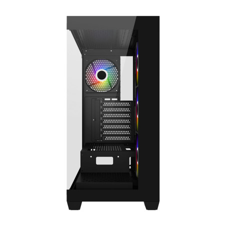 FSP M340-BA/Midi Tower/Transpar./Čierna
