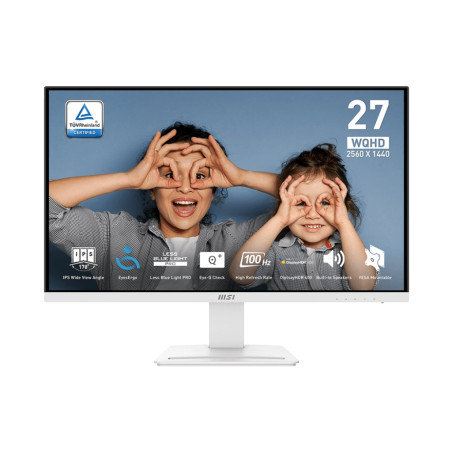 MSI Pro/MP273QW E2/27''/IPS/QHD/100Hz/1ms/White/2R