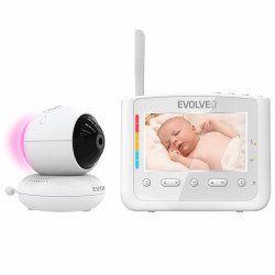 EVOLVEO NL4, detská videoopatrovateľka s nočným svetlom a otočnou kamerou