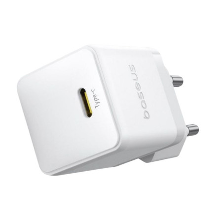 Baseus Rýchlonabíjačka do siete Palm 20W USB-C PD QC 3.0 biela