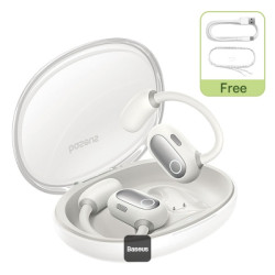 Baseus Bluetooth sluchátka Eli Sport 1 Open-Ear TWS Stellar White