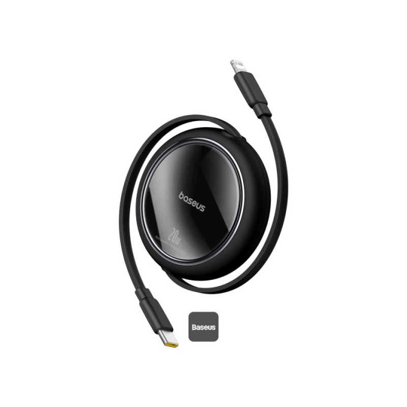 Baseus Datový kabel Free2Pull USB-C/Ligtning 1m 20W černý