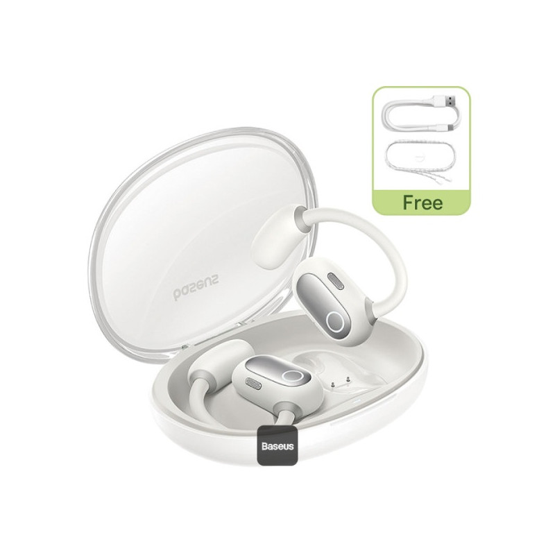 Baseus Eli Sport 1 Open-Ear TWS/BT/Stellar White