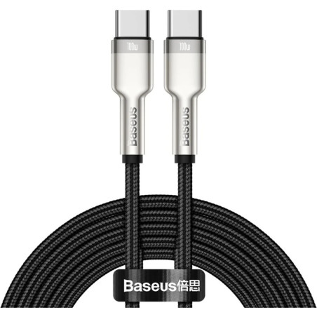 Baseus Dátový kábel Cafule USB-C/USB-C 2m 100W čierny