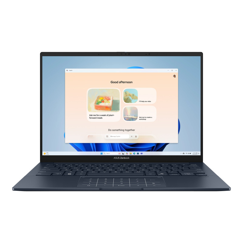 ASUS Zenbook 14 OLED/UX3405CA-OLED238W/U7-255H/14''/WUXGA/T/16GB/1TB/Arc 140T/W11P/Blue/2R