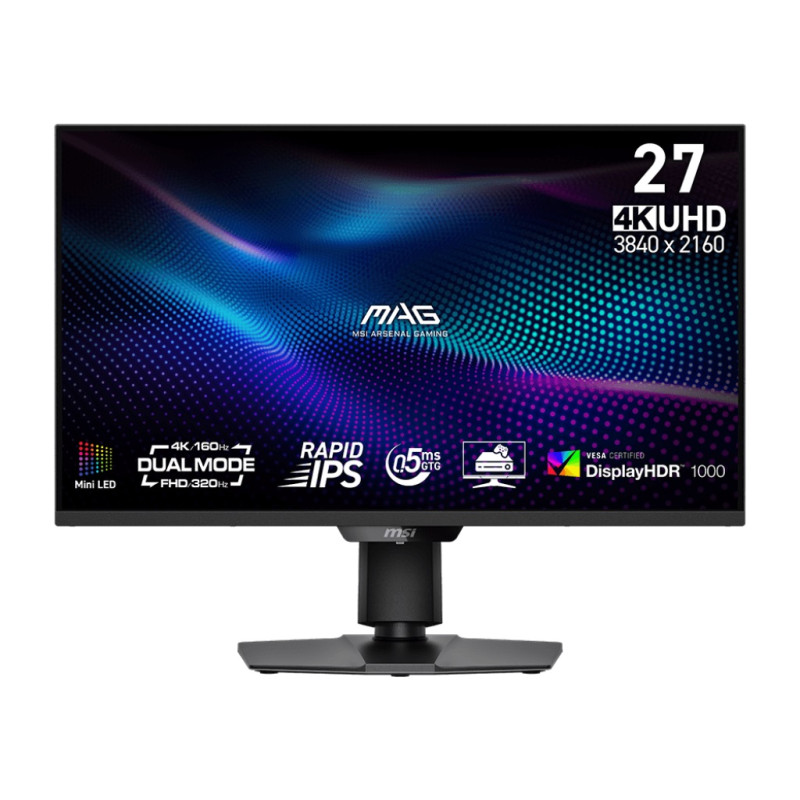 MSI MAG/274UPDF E16M/27''/IPS/4K UHD/160Hz/0,5ms/Black/2R