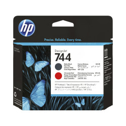 HP 744 Tlačová hlava, čierna a červená, F9J88A