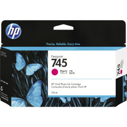 HP 745 atramentová náplň purpurová, F9J95A