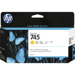 HP 745 atramentová náplň žltá, F9J96A