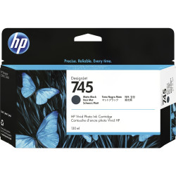 HP 745 atramentová náplň matná čierna, F9J99A