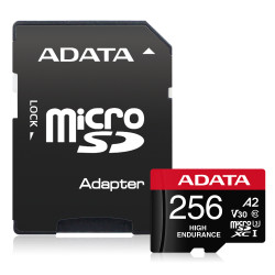 ADATA 256GB MicroSDXC UHS-I U3 V30S HIGH + adaptér
