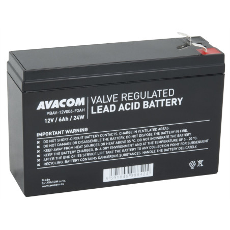 AVACOM batéria 12V 6Ah F2 HighRate (PBAV-12V006-F2