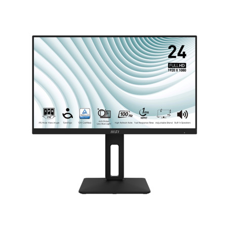 MSI Pro/MP242AP/23,8''/IPS/FHD/100Hz/1ms/Black/2R