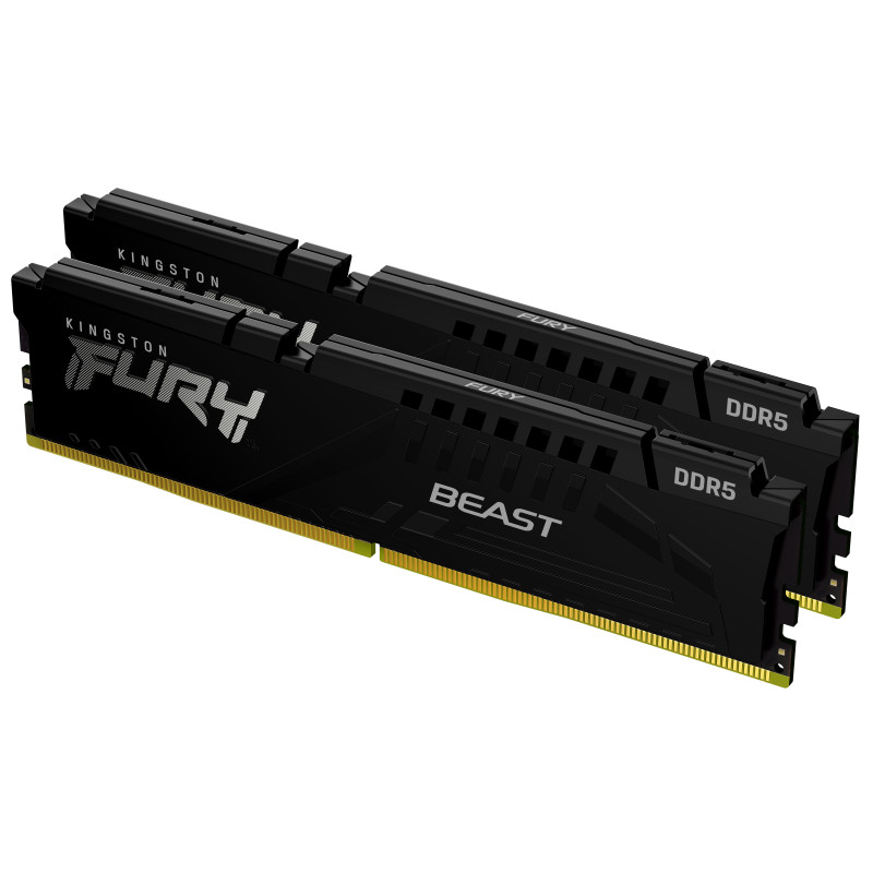 Kingston FURY Beast EXPO/DDR5/64GB/5200MHz/CL40/2x32GB/Black