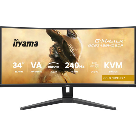 iiyama G-Master/GCB3486WQSCP-B1/34''/VA/wQHD/240Hz/0,4ms/Black/3R