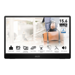 MSI Pro/MP161 E2U/15,6''/IPS/FHD/60Hz/4ms/Black/2R