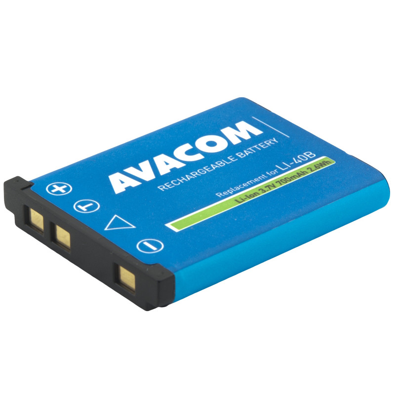 Batéria AVACOM Olympus Li-40B, Li-42B, Fujifilm NP-45, Nikon EN-EL10 Li-Ion 3.6V 700mAh 2.6Wh