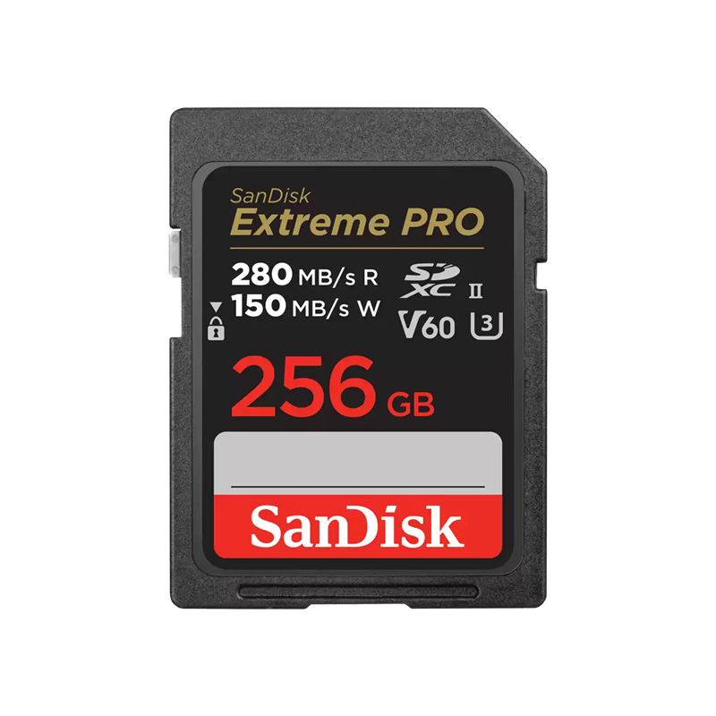 SanDisk Extreme PRO 256 GB 280 MB/s V60 UHS-II