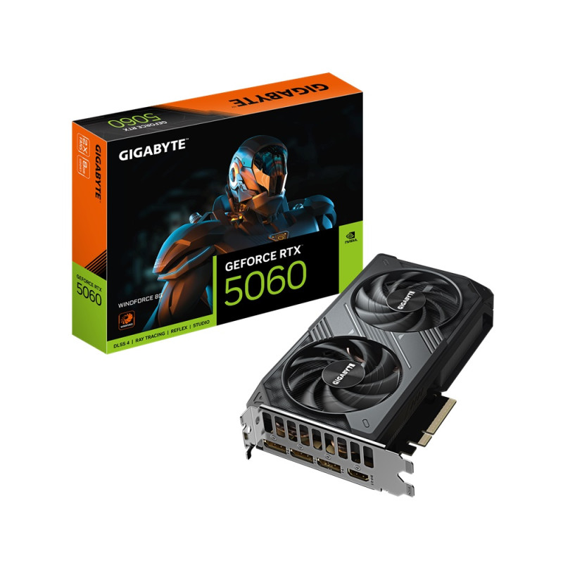 GIGABYTE GeForce RTX 5060 WINDFORCE/8GB/GDDR7