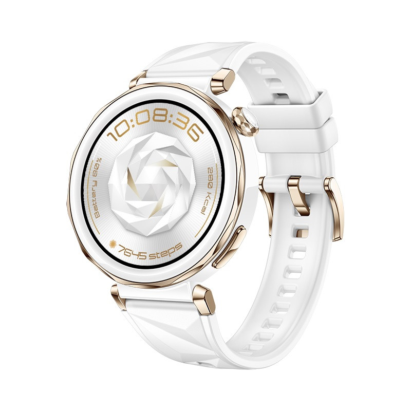 Huawei Watch GT 5 Pro/42mm/Gold/Elegant Band/White