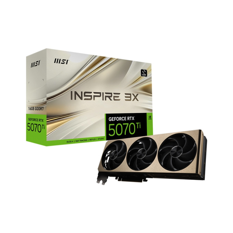MSI RTX 5070 Tí 16G INSPIRE 3X PLUS