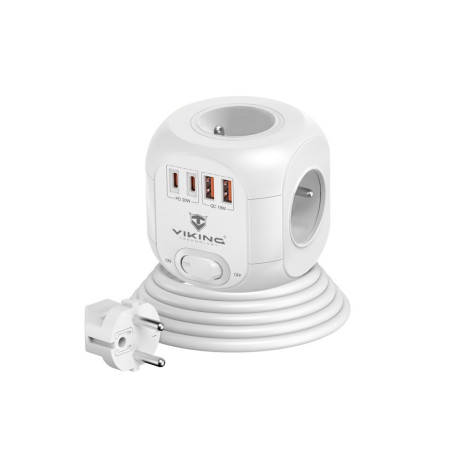 Sieťový adaptér Viking AC CUBE PD30