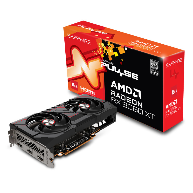 Sapphire PULSE AMD Radeon RX 9060 XT/16GB/GDDR6
