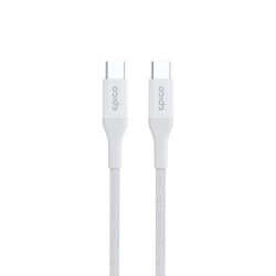 Epico Braided PD Cable 1,2 m USB-C to USB-C - biela