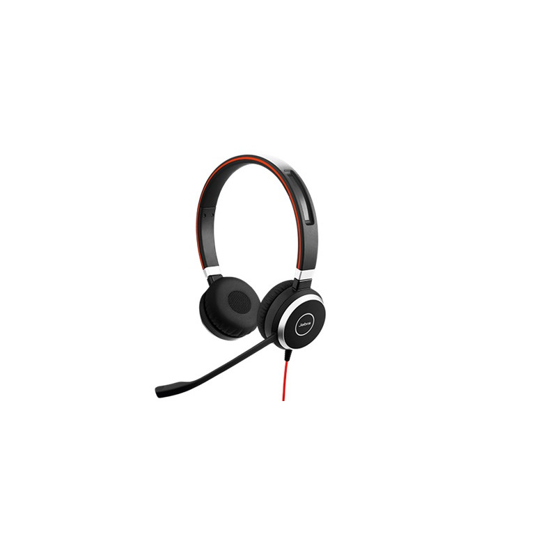 Jabra Evolve 40/Stereo/Jack/Drôt/Čierna