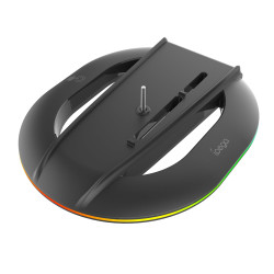 iPega P5S035SAH Vertikálny Stojan (2xUSB-A) s RGB pre PS5 Slim/PS5 Pre Black