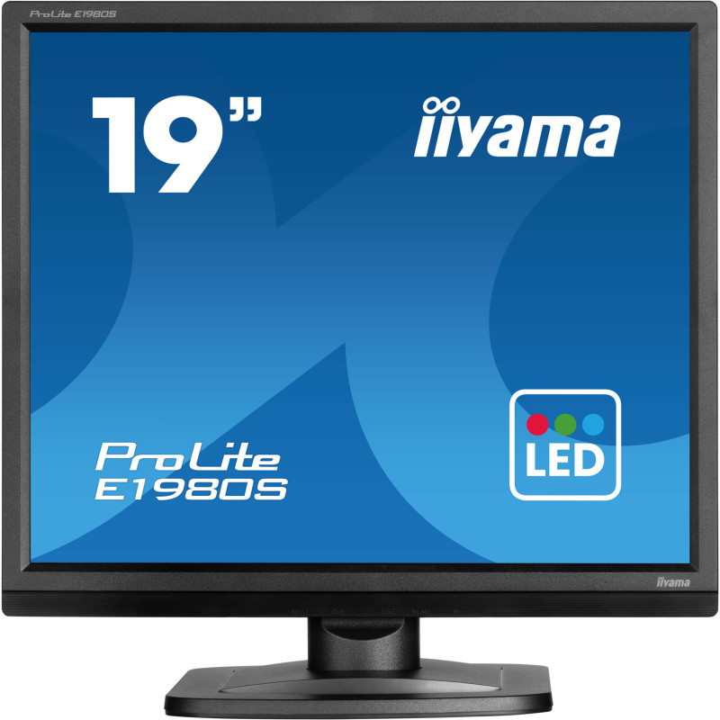 iiyama ProLite/E1980S/19''/TN/1280x1024/75Hz/3ms/Black/3R