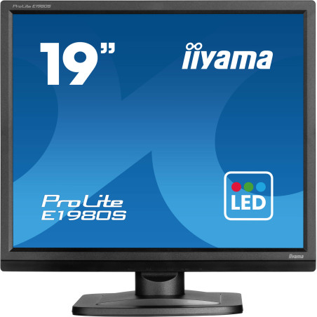 iiyama ProLite/E1980S/19''/TN/1280x1024/75Hz/3ms/Black/3R